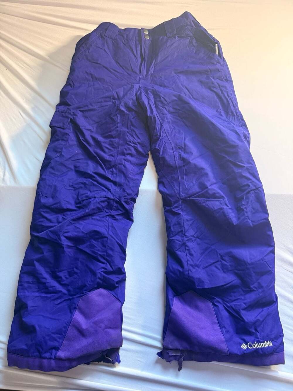 Columbia Bugaboo Omni Heat Tech Purple Ski Snow Pants Youth Size L ( I4-16)